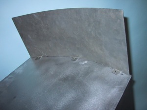 curved front display metal custom
