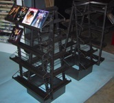 custom media display rack movie dvd end cap