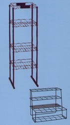custom metal wire shelf display